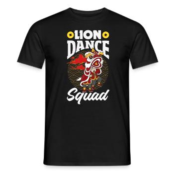Nouvel An chinois Lune Lion Danse - T-shirt homme - noir - Devant - AI Model Male 178 light (178cm)