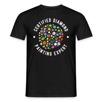 Accessoires pour Diamond Art Diamond Painter - T-shirt homme - noir - Devant - AI Model Male 178 light (178cm)