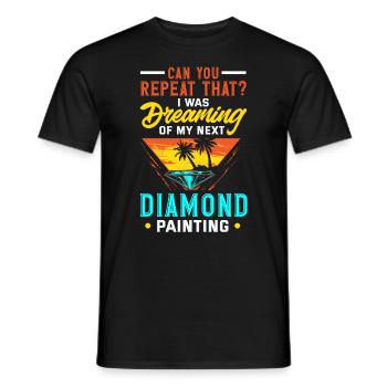 Accessoires pour Diamond Art Diamond Painter - T-shirt homme - noir - Devant - AI Model Male 178 light (178cm)