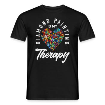 Accessories for Diamond Art Diamond Painter - Men's T-Shirt - black - Front - AI Model Male 178 light (178cm)