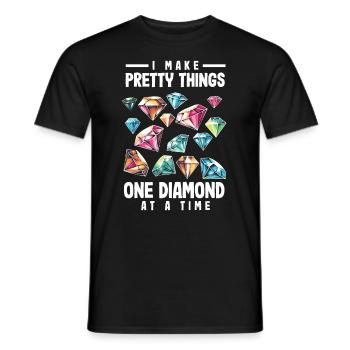 Accessoires pour Diamond Art Diamond Painter - T-shirt homme - noir - Devant - AI Model Male 178 light (178cm)