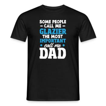 Glasses Gift - Men's T-Shirt - black - Front - AI Model Male 178 light (178cm)