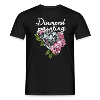 Accessoires pour Diamond Art Diamond Painter - T-shirt homme - noir - Devant - AI Model Male 178 light (178cm)