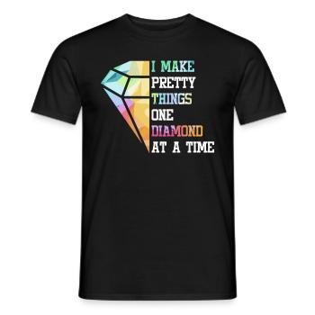 Accessoires pour Diamond Art Diamond Painter - T-shirt homme - noir - Devant - AI Model Male 178 light (178cm)