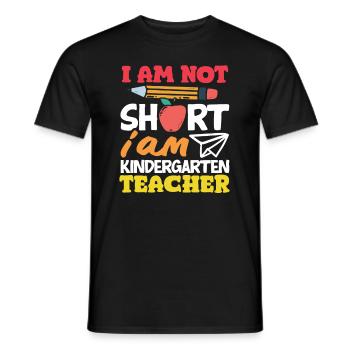Funny Teacher Teacher Gift - Men's T-Shirt - black - Front - AI Model Male 178 light (178cm)