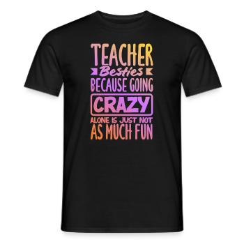 Lustiges Lehrer Lehrerinnen Geschenk - Männer T-Shirt - Schwarz - Vorne - AI Model Male 178 light (178cm)