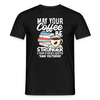 Lustiges Lehrer Lehrerinnen Geschenk - Männer T-Shirt - Schwarz - Vorne - AI Model Male 178 light (178cm)
