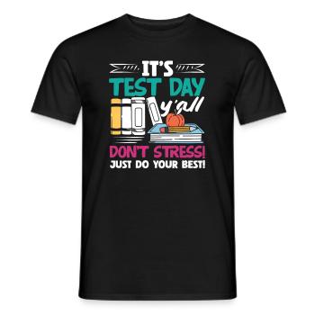 Funny Teacher Teacher Gift - Men's T-Shirt - black - Front - AI Model Male 178 light (178cm)