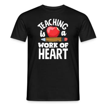 Lustiges Lehrer Lehrerinnen Geschenk - Männer T-Shirt - Schwarz - Vorne - AI Model Male 178 light (178cm)