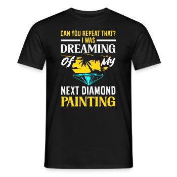 Accessoires pour Diamond Art Diamond Painter - T-shirt homme - noir - Devant - AI Model Male 178 light (178cm)