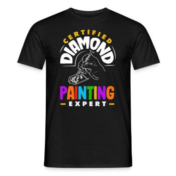 Accessoires pour Diamond Art Diamond Painter - T-shirt homme - noir - Devant - AI Model Male 178 light (178cm)
