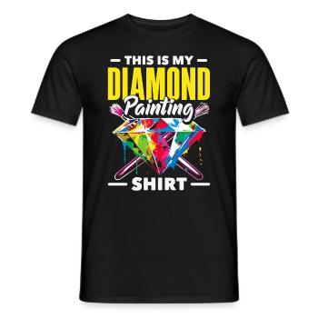 Accessoires pour Diamond Art Diamond Painter - T-shirt homme - noir - Devant - AI Model Male 178 light (178cm)