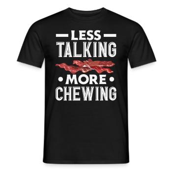 Beef Jerky Dealer Beef Jerky Costume - Men's T-Shirt - black - Front - AI Model Male 178 light (178cm)