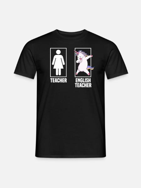 Funny Teacher Teacher Gift - Men's T-Shirt - black