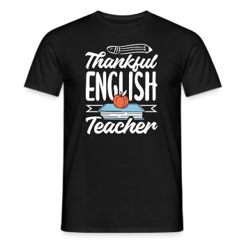 Funny Teacher Teacher Gift - Men's T-Shirt - black - Front - AI Model Male 178 light (178cm)