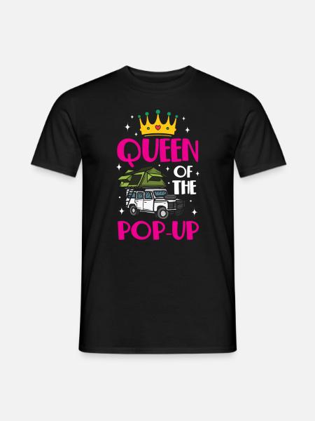 Wohnmobilzubehör Pop-up-camper - Männer T-Shirt - Schwarz