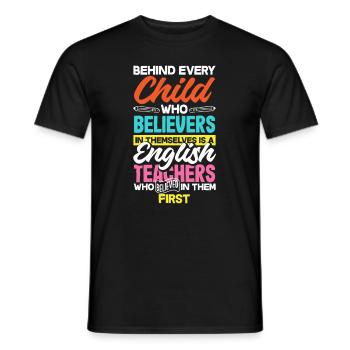 Funny Teacher Teacher Gift - Men's T-Shirt - black - Front - AI Model Male 178 light (178cm)