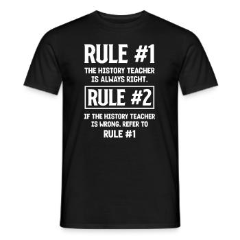 Lustiges Lehrer Lehrerinnen Geschenk - Männer T-Shirt - Schwarz - Vorne - AI Model Male 178 light (178cm)