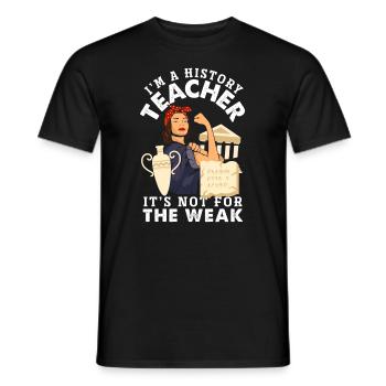 Lustiges Lehrer Lehrerinnen Geschenk - Männer T-Shirt - Schwarz - Vorne - AI Model Male 178 light (178cm)