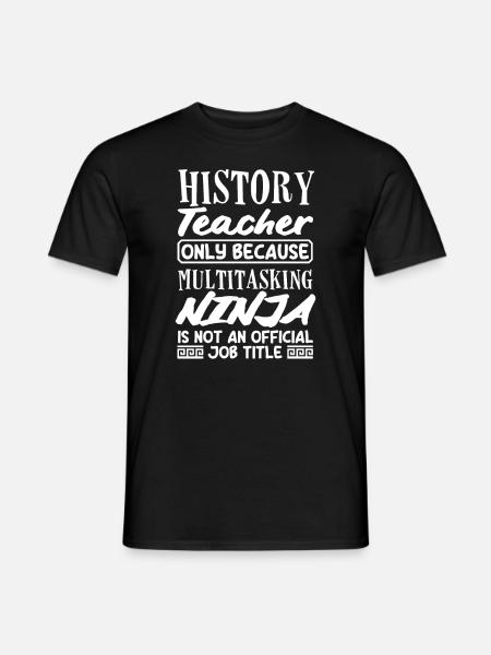 Funny Teacher Teacher Gift - Men's T-Shirt - black