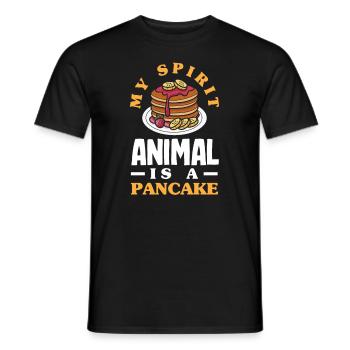 Lustiges Pfannkuchenliebhaber Geschenk - Männer T-Shirt - Schwarz - Vorne - AI Model Male 178 light (178cm)