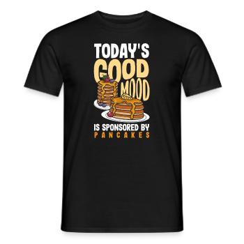 Lustiges Pfannkuchenliebhaber Geschenk - Männer T-Shirt - Schwarz - Vorne - AI Model Male 178 light (178cm)