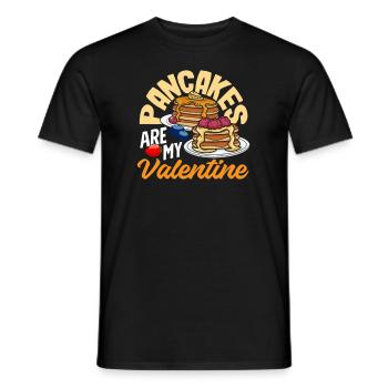 Lustiges Pfannkuchenliebhaber Geschenk - Männer T-Shirt - Schwarz - Vorne - AI Model Male 178 light (178cm)