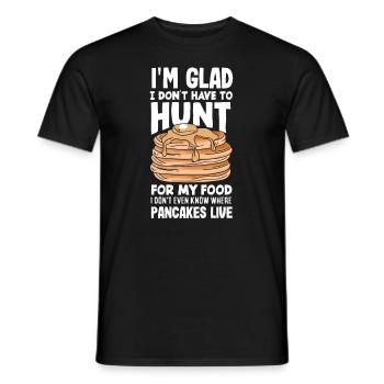 Lustiges Pfannkuchenliebhaber Geschenk - Männer T-Shirt - Schwarz - Vorne - AI Model Male 178 light (178cm)