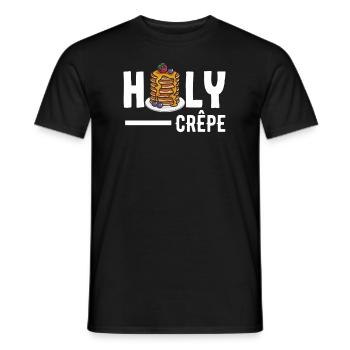 Funny Pancake Lover Gift - Men's T-Shirt - black - Front - AI Model Male 178 light (178cm)