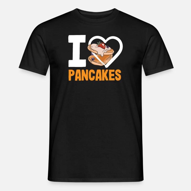 Funny Pancake Lover Gift - Men’s T-shirt - black