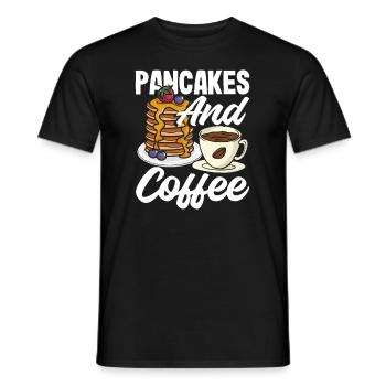Lustiges Pfannkuchenliebhaber Geschenk - Männer T-Shirt - Schwarz - Vorne - AI Model Male 178 light (178cm)