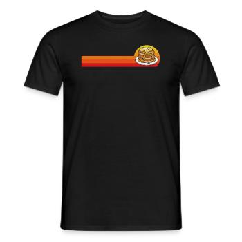 Lustiges Pfannkuchenliebhaber Geschenk - Männer T-Shirt - Schwarz - Vorne - AI Model Male 178 light (178cm)