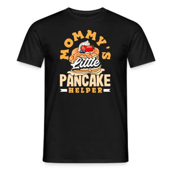 Lustiges Pfannkuchenliebhaber Geschenk - Männer T-Shirt - Schwarz - Vorne - AI Model Male 178 light (178cm)