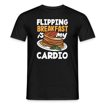 Lustiges Pfannkuchenliebhaber Geschenk - Männer T-Shirt - Schwarz - Vorne - AI Model Male 178 light (178cm)
