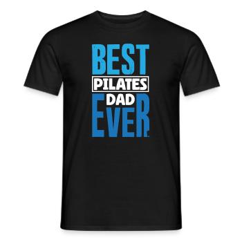 Meilleur papa Pilates de tous les temps - T-shirt homme - noir - Devant - AI Model Male 178 light (178cm)