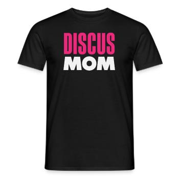 Lancer du disque Athlète Cadeau d’athlète - T-shirt homme - noir - Devant - AI Model Male 178 light (178cm)