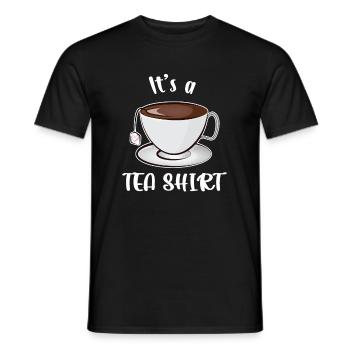 Es ist ein Tee-Shirt - Männer T-Shirt - Schwarz - Vorne - AI Model Male 178 light (178cm)