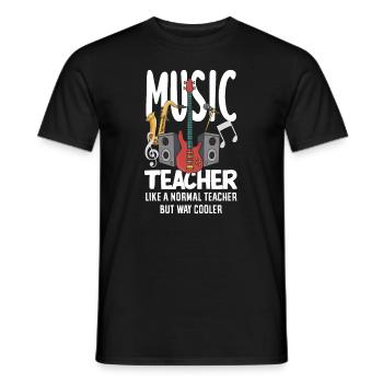 Funny Teacher Teacher Gift - Men's T-Shirt - black - Front - AI Model Male 178 light (178cm)
