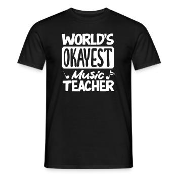 Lustiges Lehrer Lehrerinnen Geschenk - Männer T-Shirt - Schwarz - Vorne - AI Model Male 178 light (178cm)