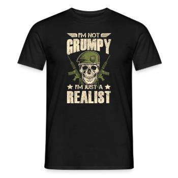 Veteran Medicated Dysfunctional - Männer T-Shirt - Schwarz - Vorne - AI Model Male 178 light (178cm)