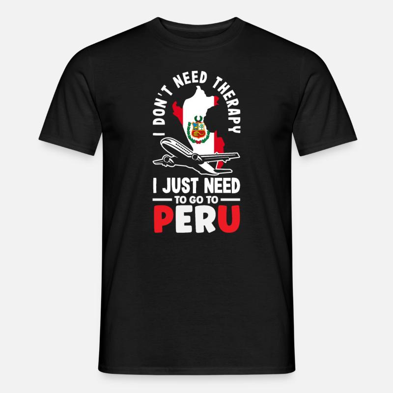 Peru Peruvian Gift - Men’s T-shirt - black