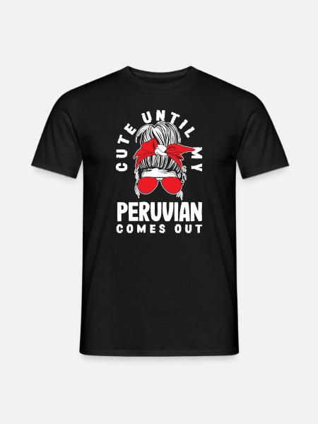 Peru Peruvian Gift - Men's T-Shirt - black