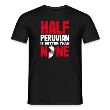 Peru Peruaner Geschenk - Männer T-Shirt - Schwarz - Vorne - AI Model Male 178 light (178cm)