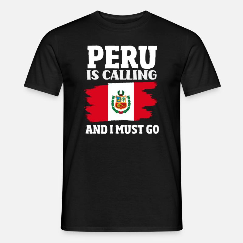 Peru Peruvian Gift - Men's T-shirt - black