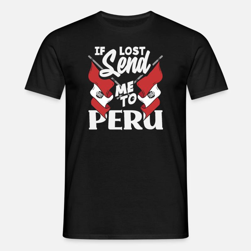 Peru Peruvian Gift - Men's T-Shirt - black