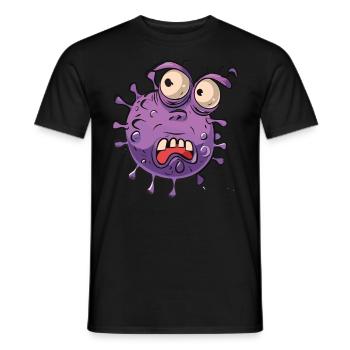 Hand sanitizer Hand washing - Men's T-Shirt - black - Front - AI Model Male 178 light (178cm)