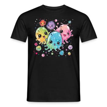 Hand sanitizer Hand washing - Men's T-Shirt - black - Front - AI Model Male 178 light (178cm)
