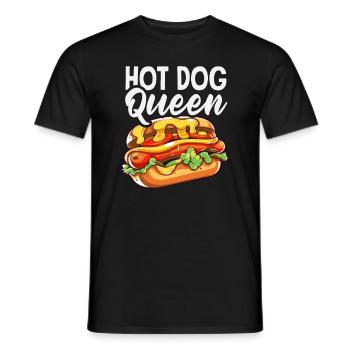 Hot Dog Königin Würzige Begeisterung - Männer T-Shirt - Schwarz - Vorne - AI Model Male 178 light (178cm)