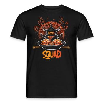 Chinese Food Crab Rangoon Meme Lustig - Männer T-Shirt - Schwarz - Vorne - AI Model Male 178 light (178cm)