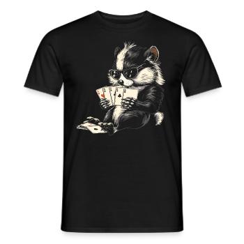Cribbage Graphic Funny Cribbage Player - Männer T-Shirt - Schwarz - Vorne - AI Model Male 178 light (178cm)